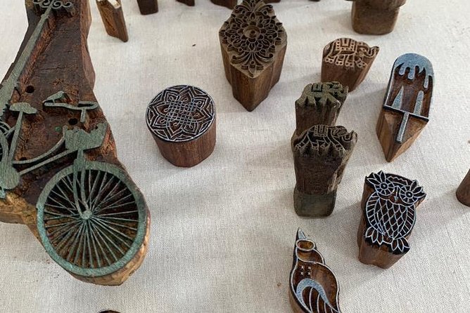 Block Printing Workshop in Jaipur! (including lunch) - The block-print process: wooden stamps, dyes, and real practice