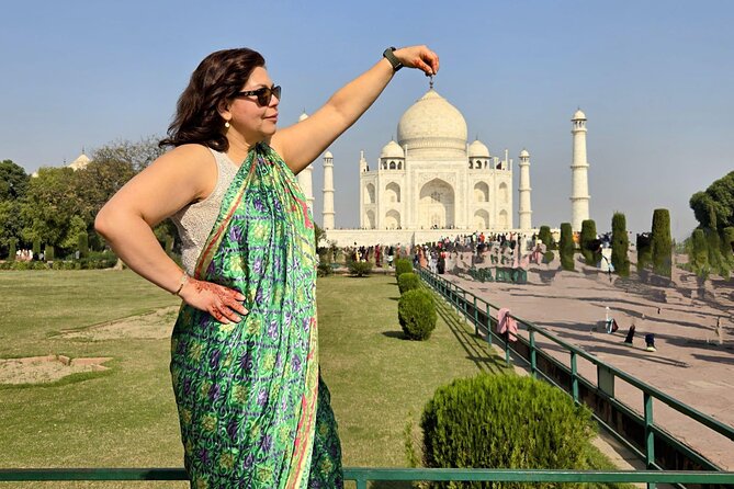 From Delhi: Private Agra & Taj Mahal Tour with 5 <em> Lunch – Key reasons to book this Delhi–Agra private tour’ /></p>
<ul>
<li><strong>AC chauffeur + door-to-door pickup</strong> makes the long drive feel manageable</li>
<li><strong>Live guide in your preferred language</strong> helps the Taj Mahal and forts make sense fast</li>
<li><strong>Taj Mahal, Agra Fort, and Itmad-ud-Daula</strong> in one day keeps your sightseeing efficient</li>
<li><strong>DoubleTree by Hilton Agra buffet lunch</strong> gives you proper downtime, not a snack stop</li>
<li><strong>Optional 2:30 AM Sunrise Taj</strong> turns the day up a notch if you like early mornings</li>
</ul>
<div class="twil" style="margin: 20px 0; padding: 15px 0;"><p>East to Agra and the Taj, other ways there</p><ul style="margin: 10px 0; padding-left: 0; list-style: none;"><li style="margin: 0 0 12px 0; padding: 0 0 12px 0; border-bottom: 1px solid #eee; line-height: 1.4;"><a href="https://experiencejaipur.com/skip-the-line-sunrise-taj-mahal-agra-day-tour-from-jaipur/">Skip The Line: Sunrise Taj Mahal & Agra Day Tour From Jaipur</a><br><span style="font-size: 0.82em; color: #555;"><span style="color: #D9A441;">★</span> 5.0 &nbsp;&middot;&nbsp; 251 reviews</span></li><li style="margin: 0 0 12px 0; padding: 0 0 12px 0; border-bottom: 1px solid #eee; line-height: 1.4;"><a href="https://experiencejaipur.com/from-jaipur-private-taj-mahal-agra-day-trip-with-5-lunch/">From Jaipur: Private Taj Mahal & Agra Day Trip with 5* Lunch</a><br><span style="font-size: 0.82em; color: #555;"><span style="color: #D9A441;">★</span> 4.9 &nbsp;&middot;&nbsp; 161 reviews</span></li><li style="margin: 0 0 12px 0; padding: 0 0 12px 0; border-bottom: 1px solid #eee; line-height: 1.4;"><a href="https://experiencejaipur.com/golden-triangle-tour-delhi-agra-jaipur/">Golden Triangle Tour – Delhi-Agra-Jaipur</a><br><span style="font-size: 0.82em; color: #555;"><span style="color: #D9A441;">★</span> 5.0 &nbsp;&middot;&nbsp; 73 reviews</span></li><li style="margin: 0; padding: 0; border-bottom: none; line-height: 1.4;"><a href="https://experiencejaipur.com/from-jaipur-taj-mahal-agra-private-guided-day-tour/">From Jaipur: Taj Mahal & Agra Private Guided Day Tour</a><br><span style="font-size: 0.82em; color: #555;"><span style="color: #D9A441;">★</span> 4.9 &nbsp;&middot;&nbsp; 68 reviews</span></li></ul></div><h2 id="private-ac-chauffeur-and-a-tight-9-12-hour-plan">Private AC chauffeur and a tight 9–12 hour plan</h2>
<p> Lunch – Private AC chauffeur and a tight 9–12 hour plan’ /><br />
This is built for people who don’t want to spend their day wrestling with timing. You’re collected from wherever you’re staying or traveling from—any location in <strong>Delhi, Noida, Gurugram, Ghaziabad, or Faridabad</strong>, and even <strong>major airport or railway stations</strong>. Then you’re on an <strong>AC private car</strong> headed to Agra, with your own chauffeur handling the drive back to Delhi after the sightseeing.</p>
<p><p>That matters because Agra can be a half-day headache if you’re doing everything on your own. You’re dealing with traffic, finding meeting points, and trying to sync entry lines with the “best” light for photos. Here, the plan is pre-shaped into a long but focused day: roughly <strong>9 to 12 hours</strong> depending on your schedule and pace.</p>
</p>
<p><p>Also, it’s truly private: <strong>only your group</strong> participates. If you’re traveling as a couple, solo, or with friends, that can feel like a better deal than a group bus tour. You’re not stuck waiting for slow movers, and you can keep the day at a pace that works for you.</p>
</p>
<h2 id="taj-mahal-why-the-3-hour-visit-is-worth-structuring-your-day">Taj Mahal: why the 3-hour visit is worth structuring your day</h2>
<p><img width="669" height="446" decoding="async" src=