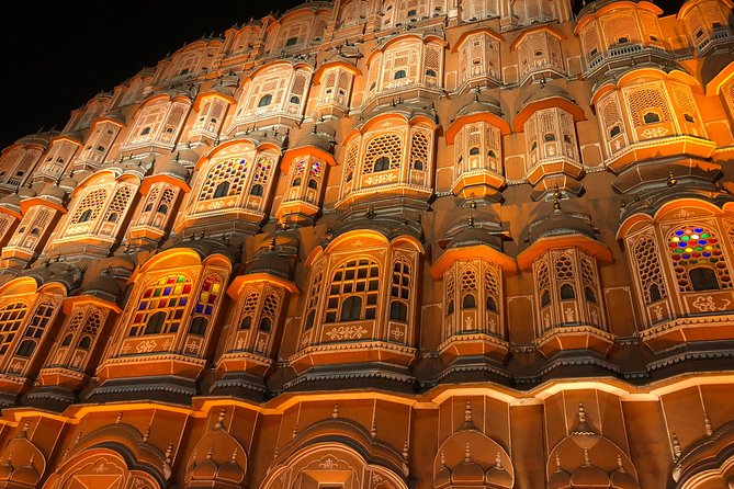 Guided Night Tour of Jaipur With Optional Street Food Tasting - Amber Fort after dark: the best opening wow-factor