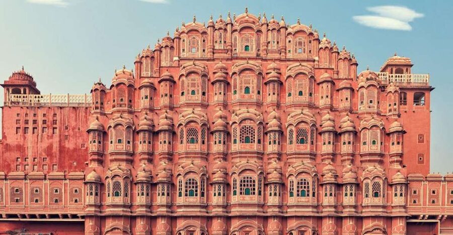 Jaipur: 2-Hour Cultural Walking Tour - Sawai Man Singh Town Hall: a grand facade with a purpose