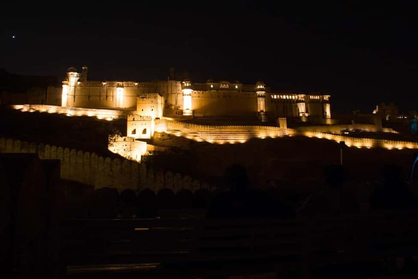 Jaipur: Amber Fort Light & Sound Show with Dinner - Timing and the Drive from Jaipur or Kukas (Seasonal Start Times Included)