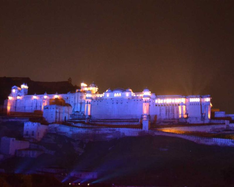 Jaipur: Amber Fort Light & Sound Show with Dinner - Dance and Dinner in Jaipur: Vegetarian, With Live Music