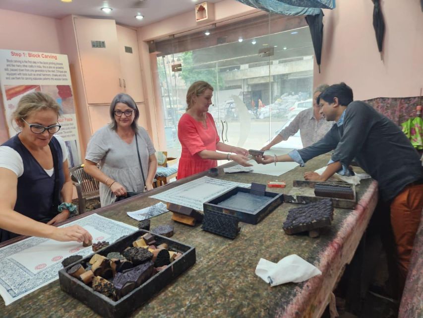 Jaipur: Block Printing Workshop In the Heart of City Center - Optional jewelry factories: worth a quick look, not a must