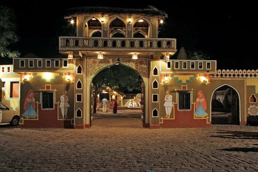 Jaipur: Cultural Evening Tour & Dinner at Chokhi Dhani - Reaching Chokhi Dhani: what your entry actually gets you