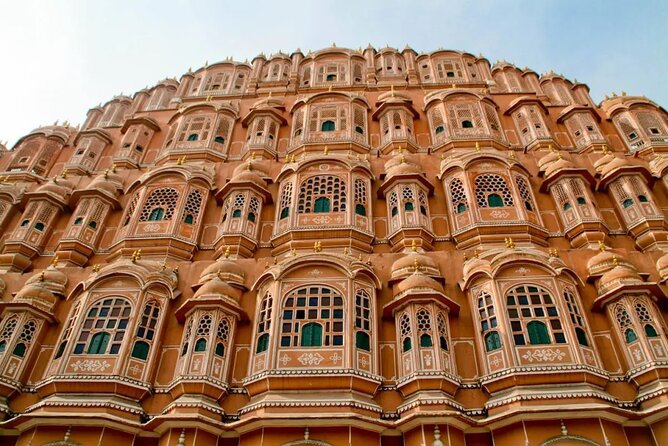 Jaipur Guided Tour with Monkey Temple - City Palace, Jantar Mantar, and Hawa Mahal: The Old City Triple Play