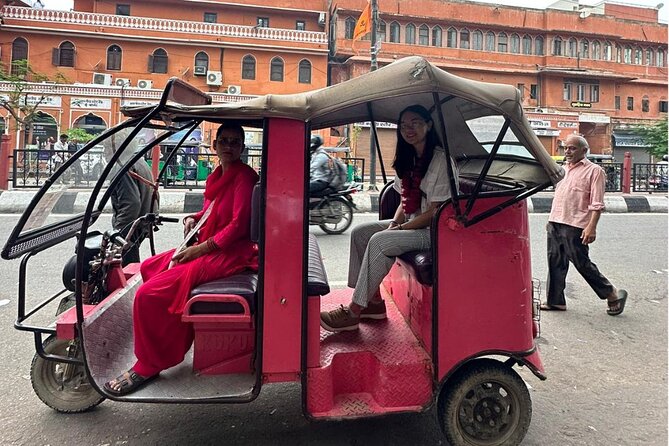 Jaipur Half-Day Heritage Tour by Women-Driven E-Rickshaw - Jantar Mantar: the stone sundial time-jump