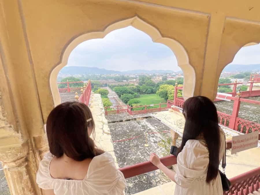 Jaipur: Heritage Evening Tour with Monkey Temple Sunset - Birla Temple: white marble quiet under night lighting