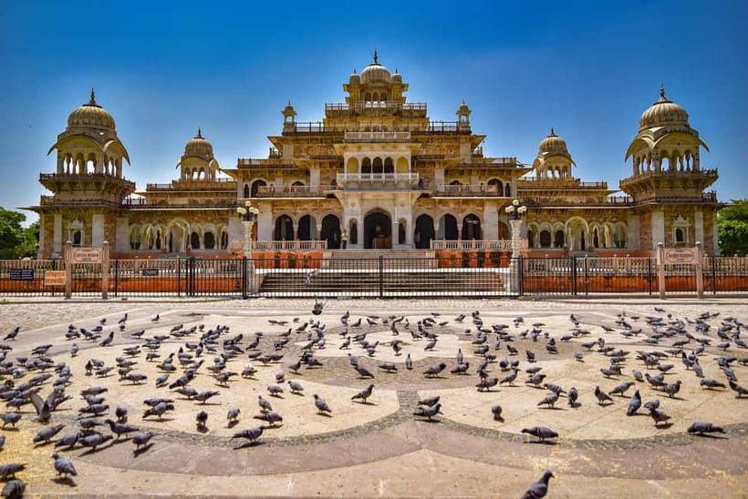 Jaipur Pink City Heritage Tour: Book By Car with Guide - First Stop: Albert Hall Museum and Indo-Saracenic Architecture
