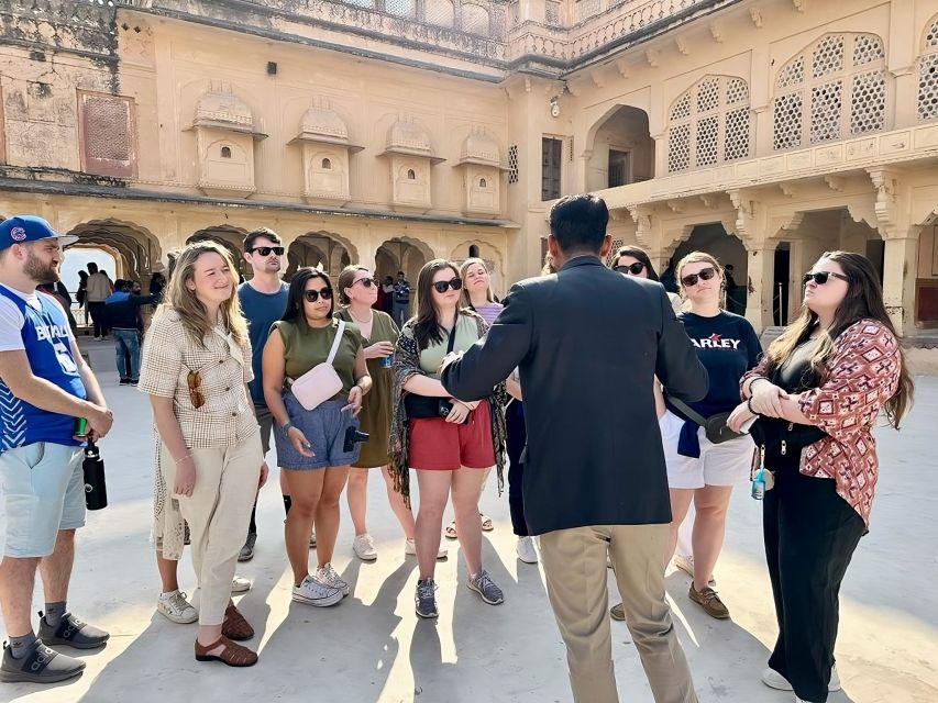Jaipur Private City Tour with Hotel Pick-Up & Drop 4 - 8 Hrs - Jal Mahal and Man Sagar Lake: the classic water-palace moment