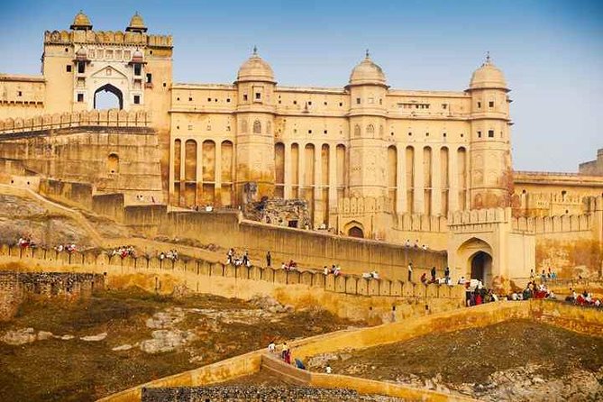 Jaipur: Private Jaipur Full Day City Sightseeing Tour by Car - Stop 1–3: Amber Fort’s architecture and Panna Meena ka Kund’s stepwell
