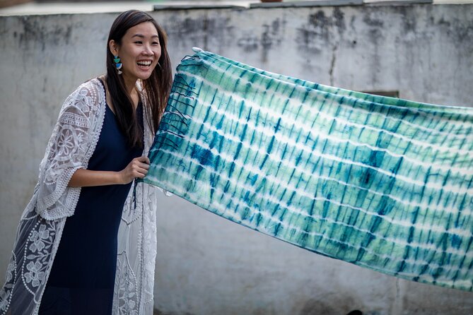 Private Natural Dye and Block Print Workshop with Lunch - Shibori Tie-Dye: Folding, Tying, and Getting the Patterns Right